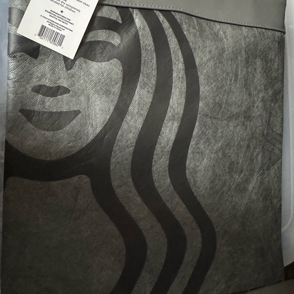 Starbucks Gray and Black Tote